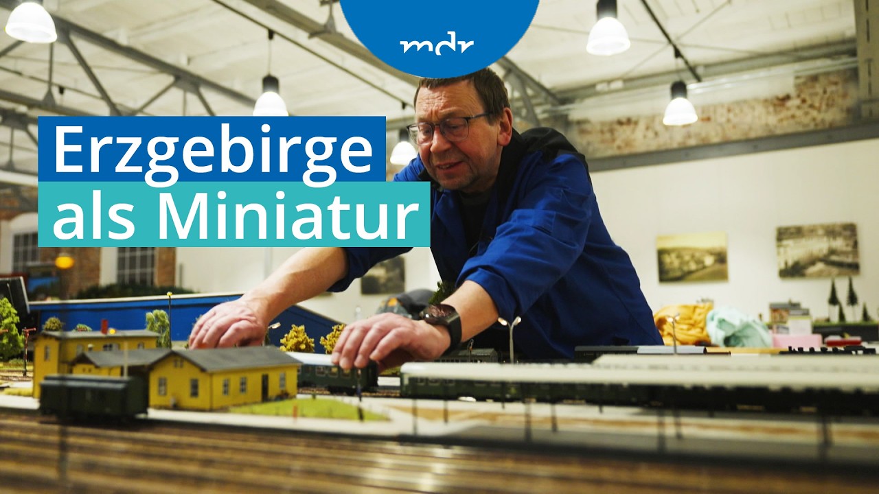 Modelleisenbahnclub lässt DDR-Bahnhof von Aue wiederauferstehen | MDR um 4 | MDR