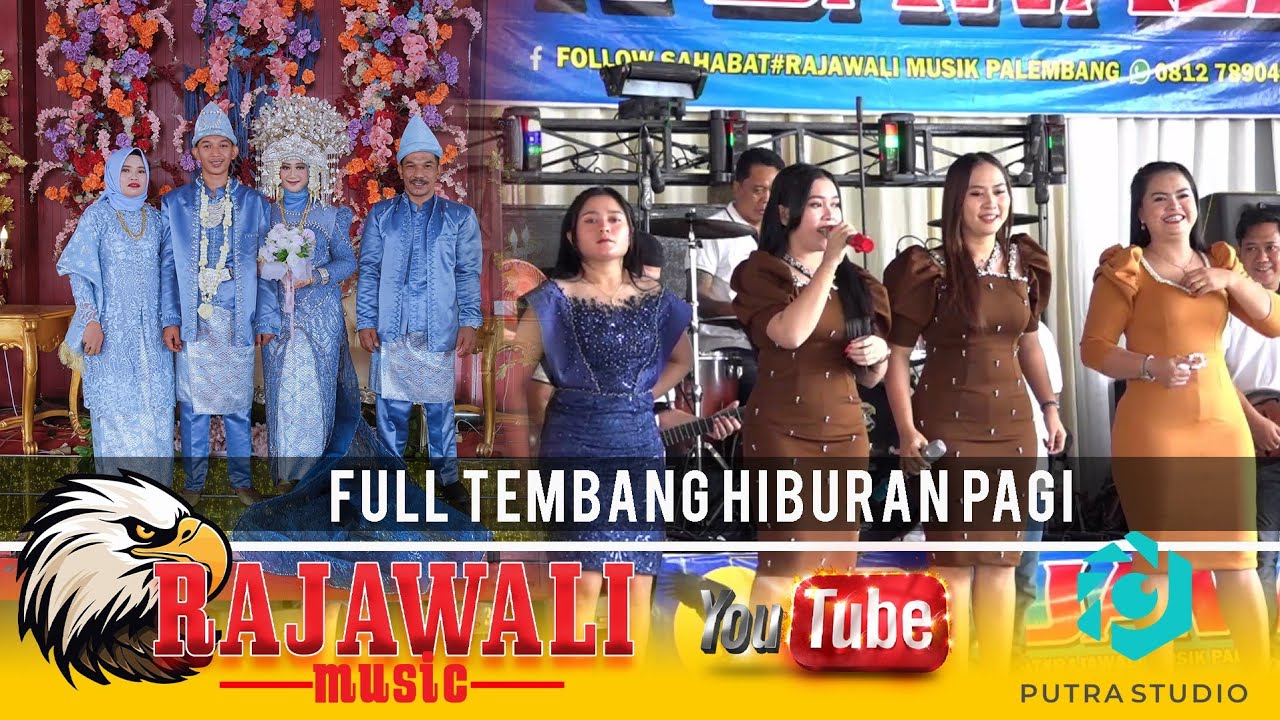 Full tembang hiburan pagi OM RAJAWALI MUSIC PALEMBANG || PUTRA STUDIO || Live keban 1