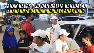 AN4K KELAS 1 SD DAN BAL1TA 4 TAHUN BERJUALAN | KANG DEDI SEMPROT KAKAKNYA BERDANDAN GAUL