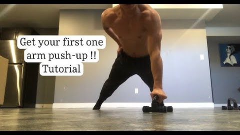How to Get Your First One Handed Pushup (effective exercises)