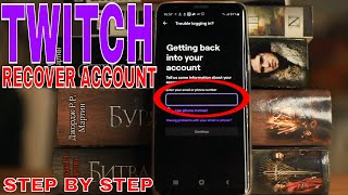 ✅ How To Recover Twitch Account 🔴