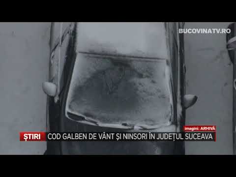 Cod Galben De Vant Si Ninsori In Judetul Suceava Youtube