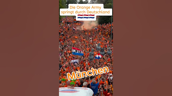 Die Holländer springen durch Deutschland #euro2024 #em #netherlands #deutschland #fans