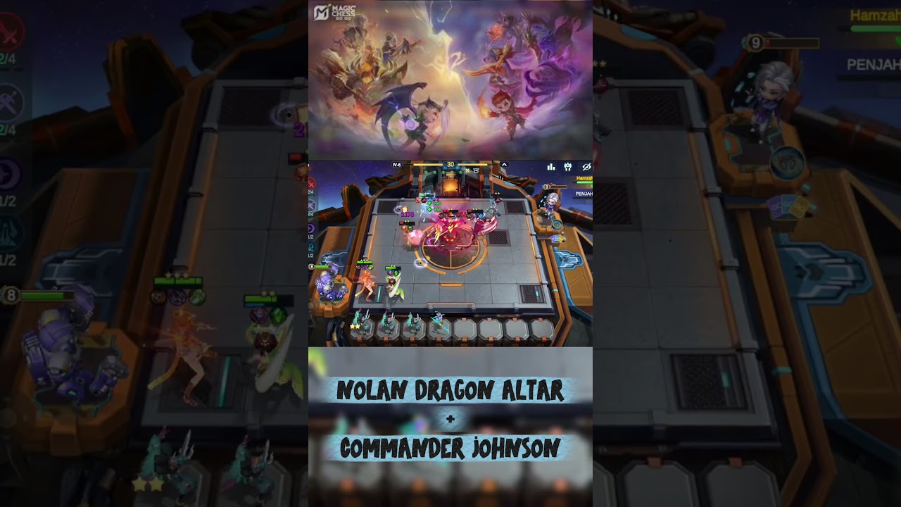 NOLAN DRAGON ALTAR  + JOHNSON 🔥 ULTINYA SEPERTI LIUKAN NAGA ~ Magic Chess Go Go