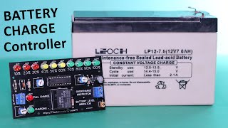 Battery Charge Controller DIY (Auto Cut OFF + Battery Level)