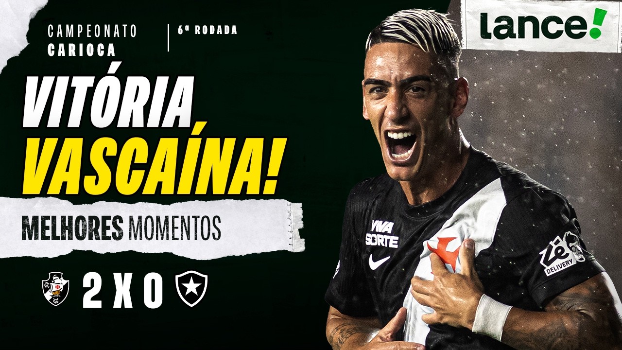 VASCO 2XO BOTAFOGO | CAMPEONATO CARIOCA | MELHORES MOMENTOS - YouTube