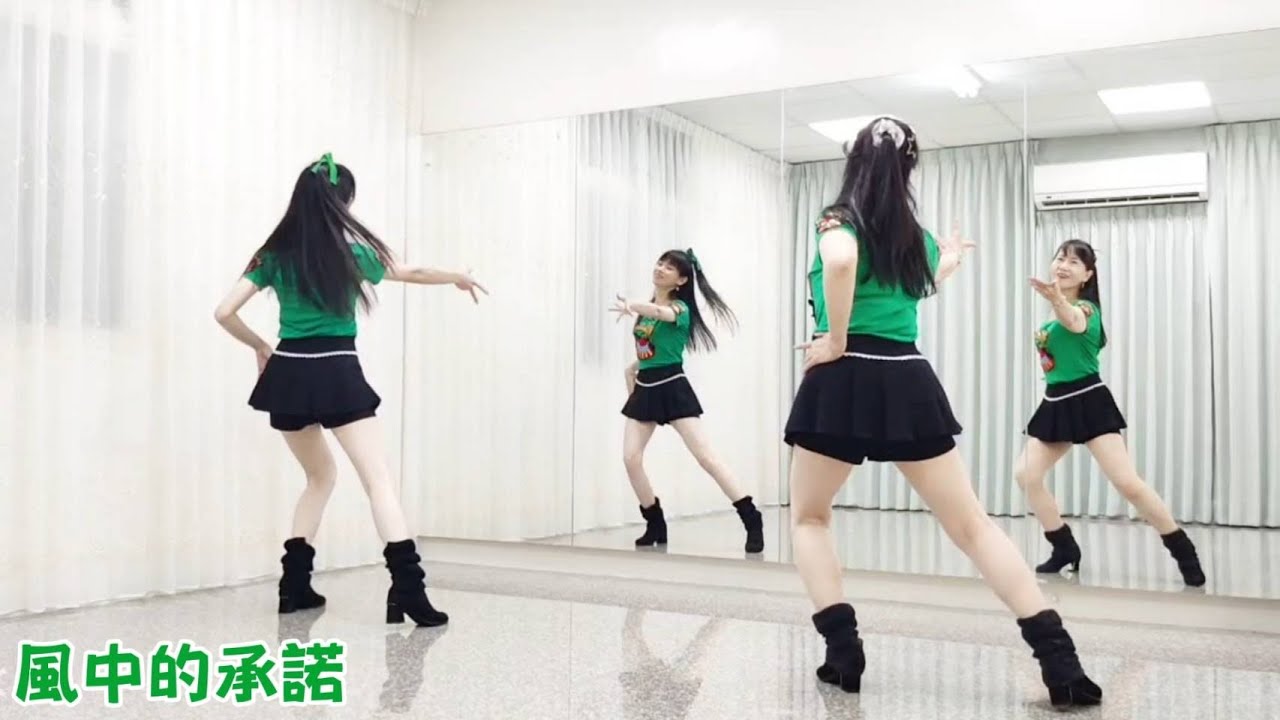 亮麗單人舞 -  風中的承諾(DJ版)| 主唱: 小阿楓 (背面+鏡面)