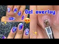 How To Do Gel Overlay Nails + Marble Design Using Gel Polish | Madam Glam | Nails by Kamin
