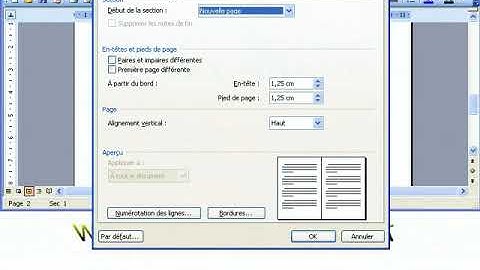 Numéroter les lignes d