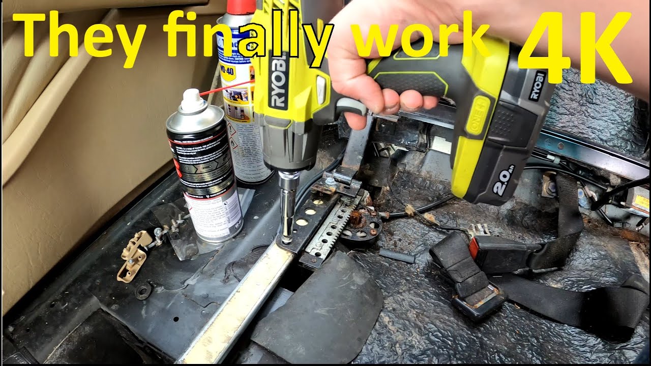 Cheapest Mercedes W126 560sel Ep54 - Repairing the rear electric seats 4K