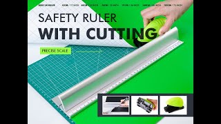 Safety Ruler With Cutting 24 inch CN312-24inch