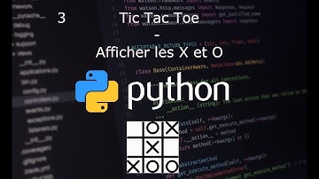 [Pygame] Créer un jeu Tic Tac Toe #03 Afficher les X et O
