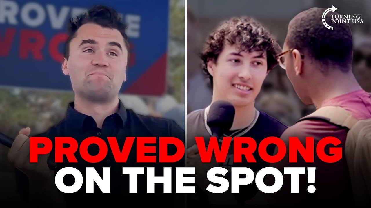 Charlie Kirk Confronts Student Challenging His College Credentials and Economic Expertise at Campus Event