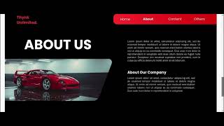 Rental Car basic website