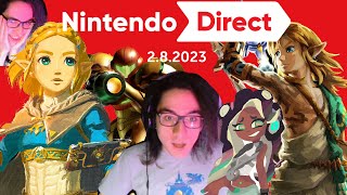 [Direct Reaction] + Analysis for Zelda ToTK & Splatoon 3 | February 2023 Nintendo Direct