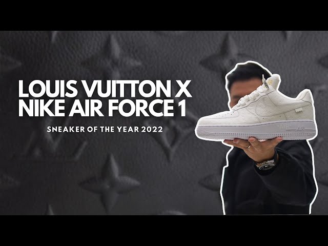 $20,000 Louis Vuitton Nike Air Force 1 Silver Toe By Virgil Abloh FIRST  LOOK 