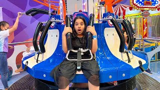 شفا لعبت أخوف الالعاب في مدينة Shfa Plays Most Scary Rides In Amut Park