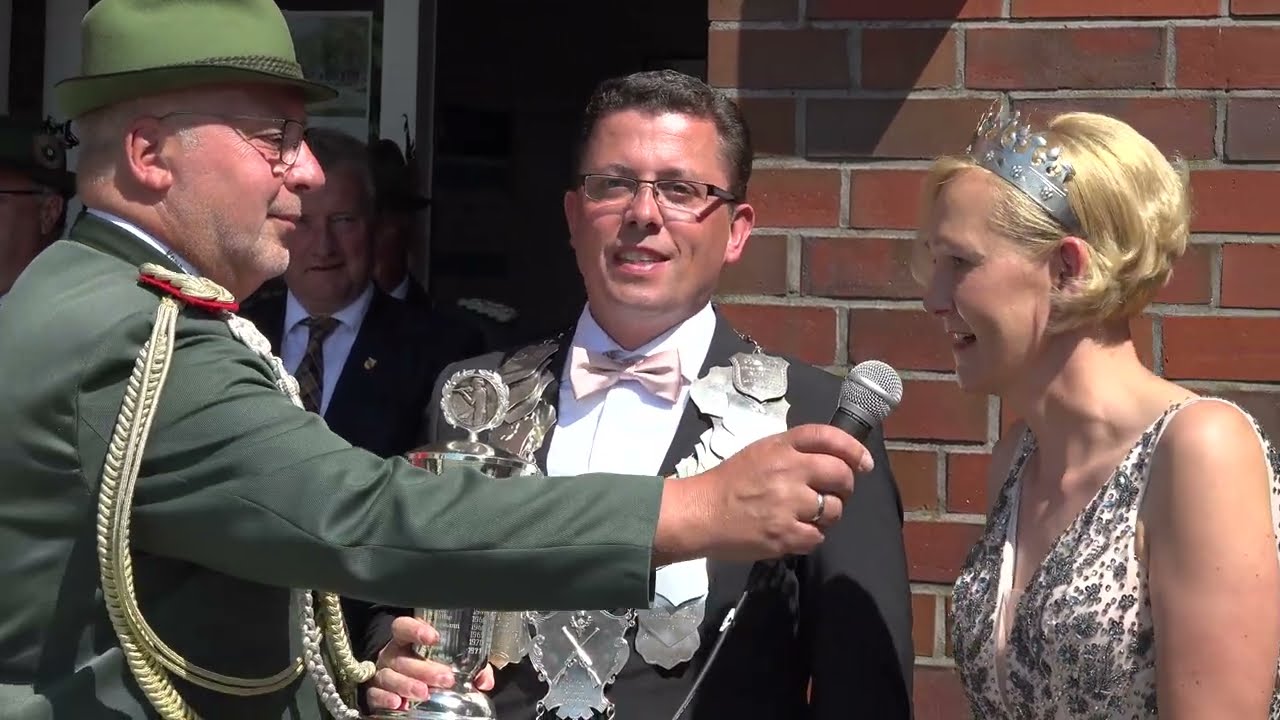 Schützenfest in Visbek 2023 - Proklamation des neuen Schützenkönigs