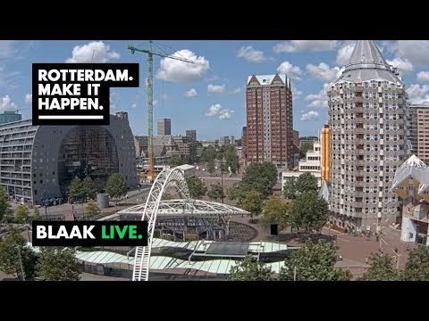 Live Stream - Rotterdam Blaak - Markthal, Kubuswoningen en Binnenrotte