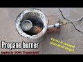 Propane burner (for backyard foundry)