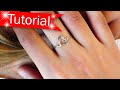Make this  diy open heart ring made easy