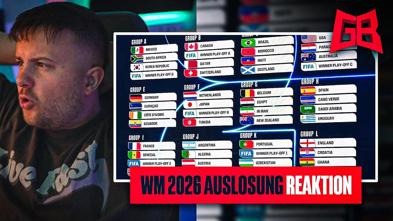 GamerBrother REAGIERT auf die WM 2026 AUSLOSUNG 🏆👀