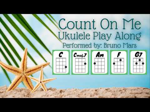 Count On Me Bruno Mars Ukulele Play Along Youtube