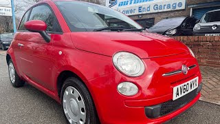 AV60WYX - 2010 Fiat 500 1.2 Pop Red 3dr Hatchback Automatic Petrol