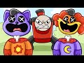 Charlee  catnap but changing heads  poppy playtime chapter 3 animation