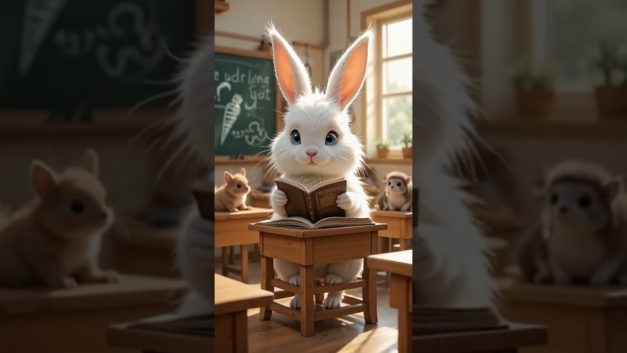 Bunny's Big School Adventure! 🐰🎒 | Fun & Cute Animated Story