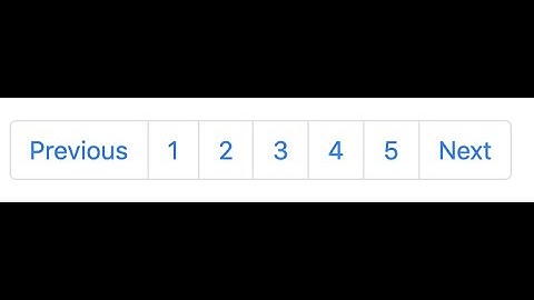 Bootstrap Pagination Tutorial