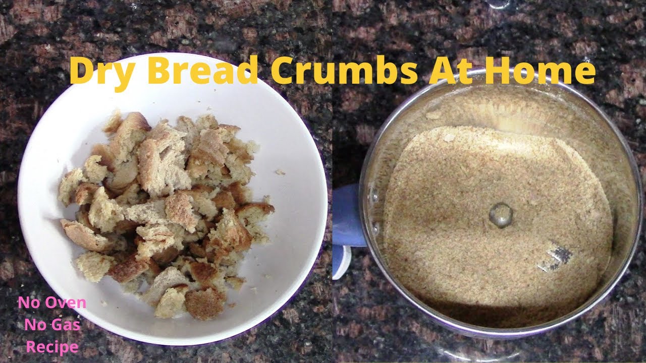 5 मिनट में ब्रेड क्रम्ब्स कैसे बनाएं/बिना गैस या धूप में सुखाए ब्रेड क्रम्ब्स कैसे बनाएं/bread crumb | Healthically Kitchen