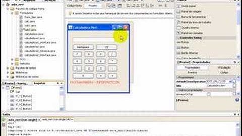 Aula 1533 java - Calc usando componentes do Netbeans 6