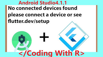 How to Flutter App run On Real Device-No connected devices found; please connect a device in Flutter