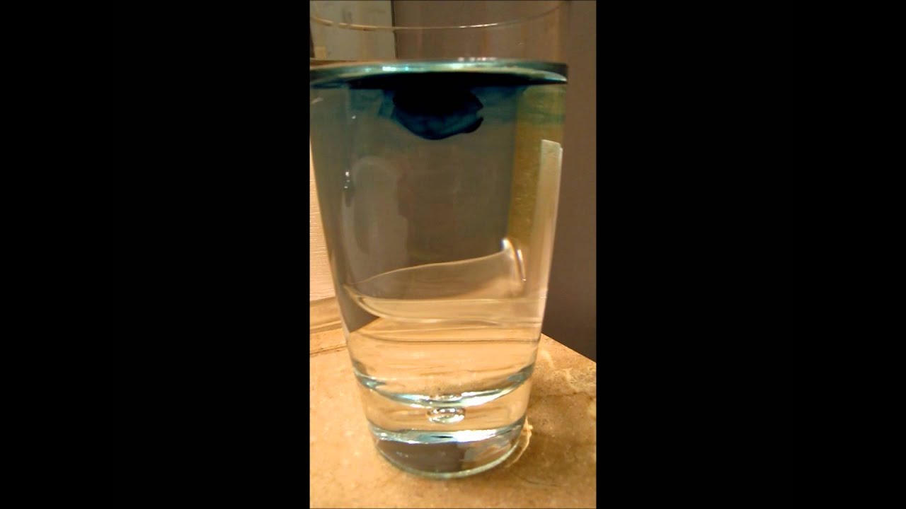 Food Coloring Dropped in Water YouTube