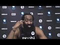 James Harden reacts to Nets win vs Clippers