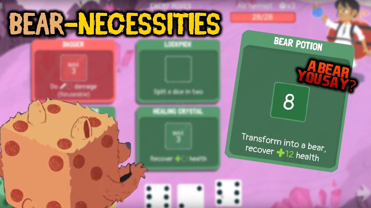 Dicey dungeons bear