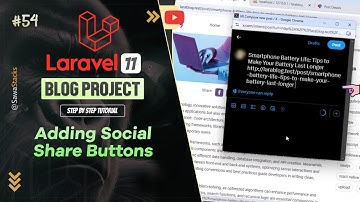 Add Social Share Buttons to Blog Posts in Laravel 11 – Step 55