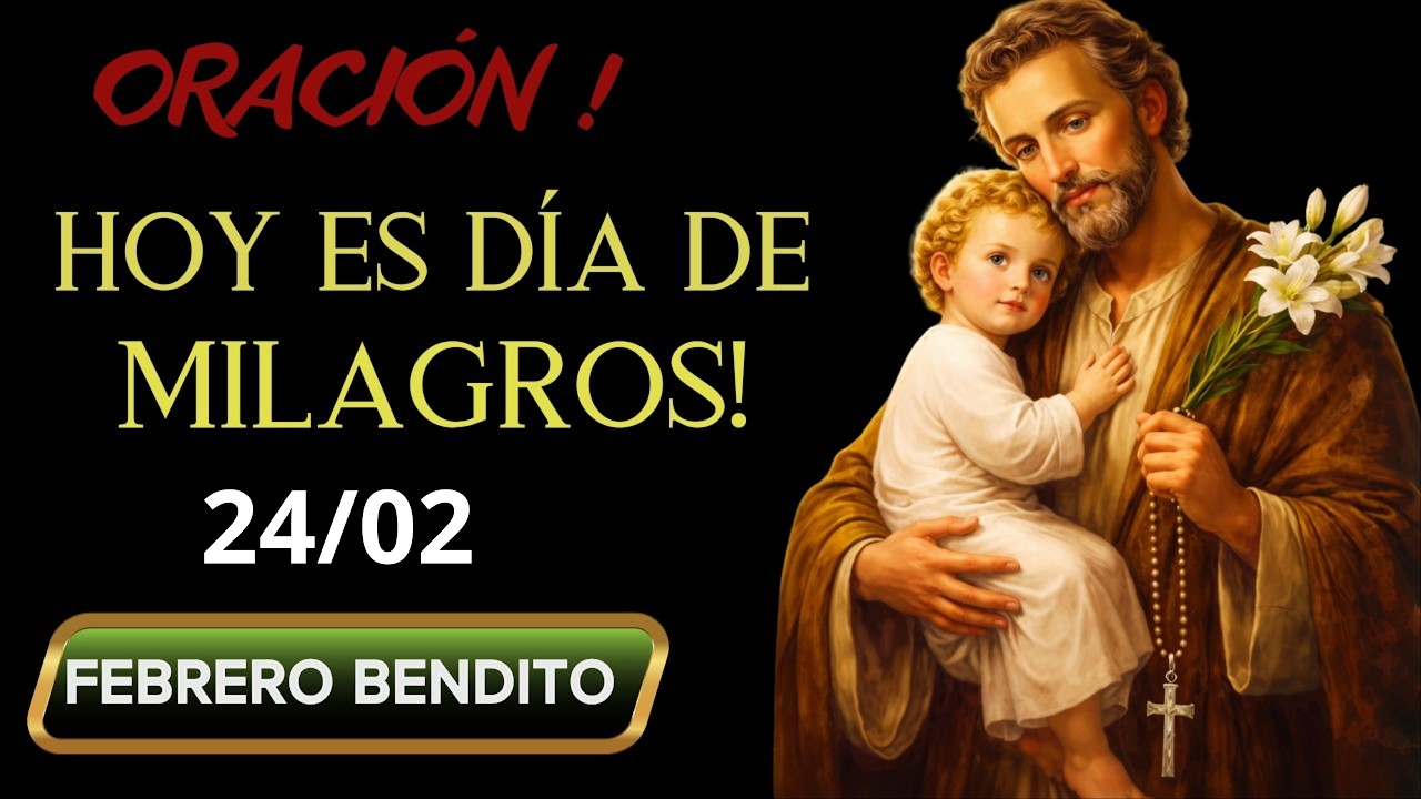 Poderosa oración Poderosa de San José que nunca falla!Reza con San José!