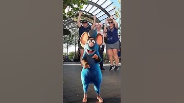 Remy from Ratatouille… DANCING?! 🐭🎶 Animated with AI Magic! #disney #ratatouille #shorts