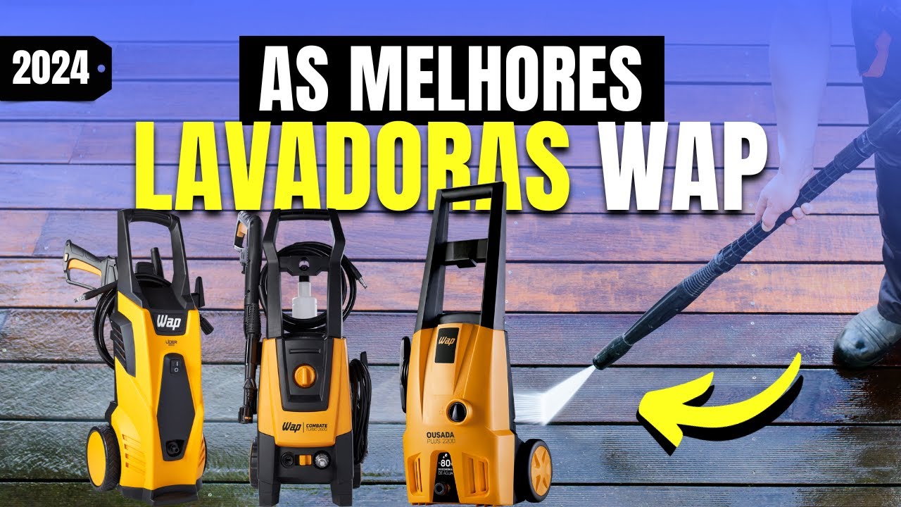 Qual a MELHOR LAVADORA de ALTA PRESSÃO WAP Custo-Benefício 2024? Das ...
