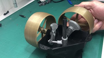 3D printed model of the unique 1884 T.R. Almond Coupling for shafting
