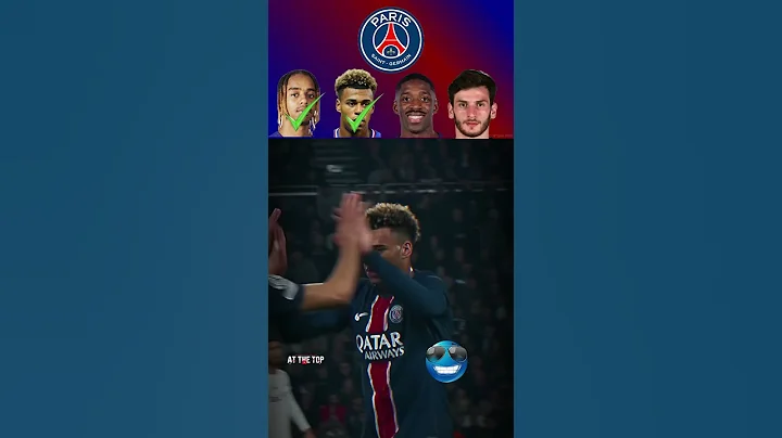 PSG FORWARD BARCOLA, DUOE, DEMBELE,  KVARATSKHELIA #shorts