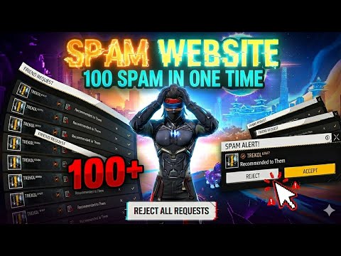 1 Click Me 100 Requests 😱 | Free Fire Spam Bot Website Chrome 🔥 | Ek साथ 100 Requests कैसे Bheje 