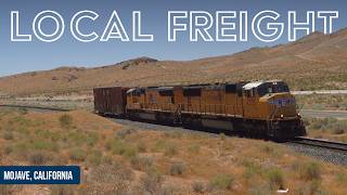 Local Freight with One Car on the UP Mojave Sub