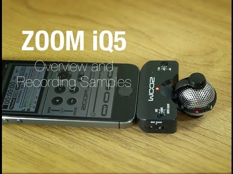 Zoom iQ5 Overview and Recording Samples - Turn your iPhone in to a professional stereo recorder