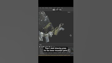 Texturing mountains for my indie #soulslike ! #indiegames #indiedev #substancepainter #gamedev