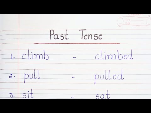 Past Tense || 50 Examples of Past Tense - Part 1
