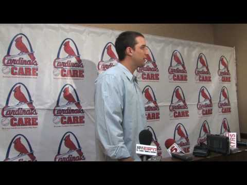 Adam Wainwright at the Cardinals' 2009 Winter Warm-up in St. Louis, Missouri