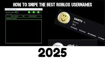 HOW TO SNIPE ROBLOX USERS IN 2025 - PYTHON